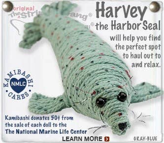 Harvey the Harbor Seal Keychain