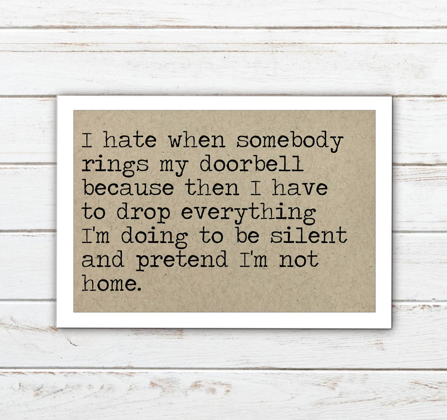 Pretend I'm Not Home Magnet