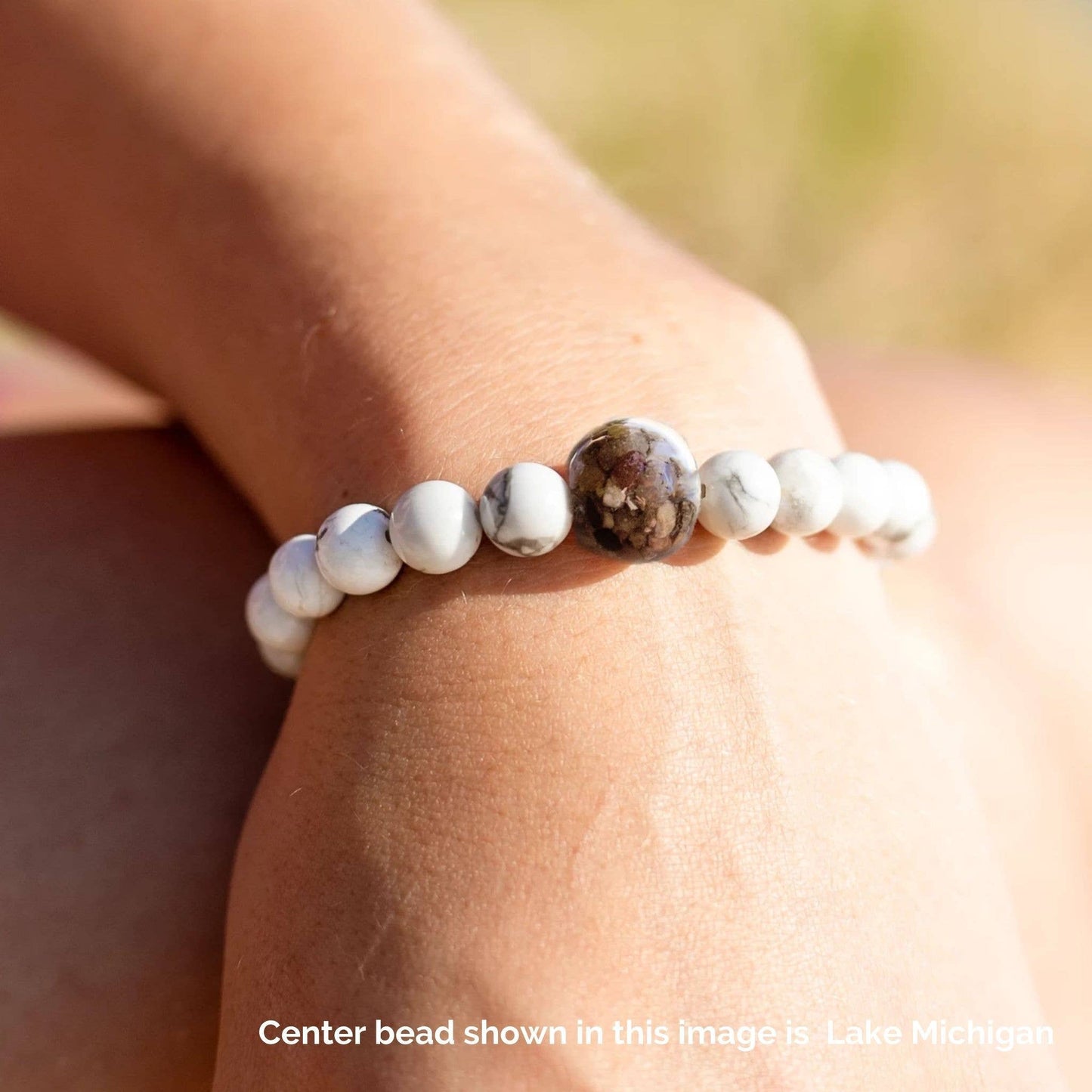 Homes Bracelets - Wear a Real Piece of South Carolina - White Howlite