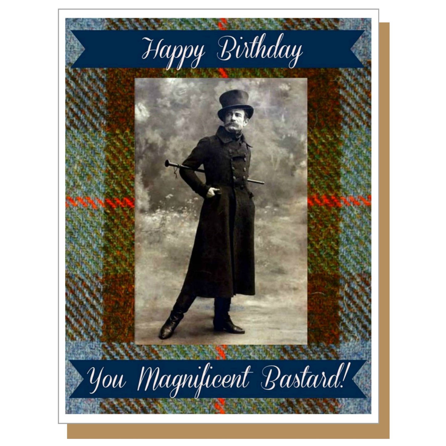 Magnificent Bastard Greeting Card