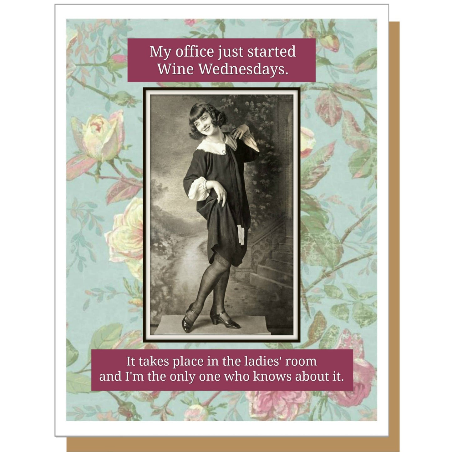 Wine Wednesdays Greeting Card