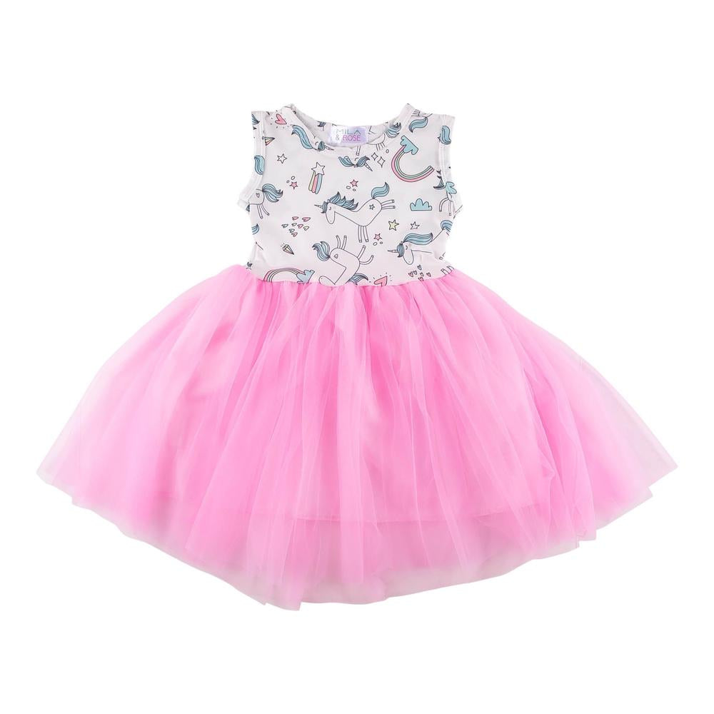 Unicorn Rainbow Tank Tutu Dress