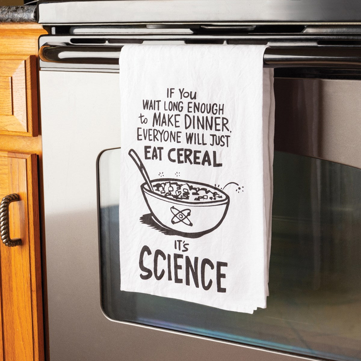 Will Just Eat Cereal It's Science Kitchen Towel