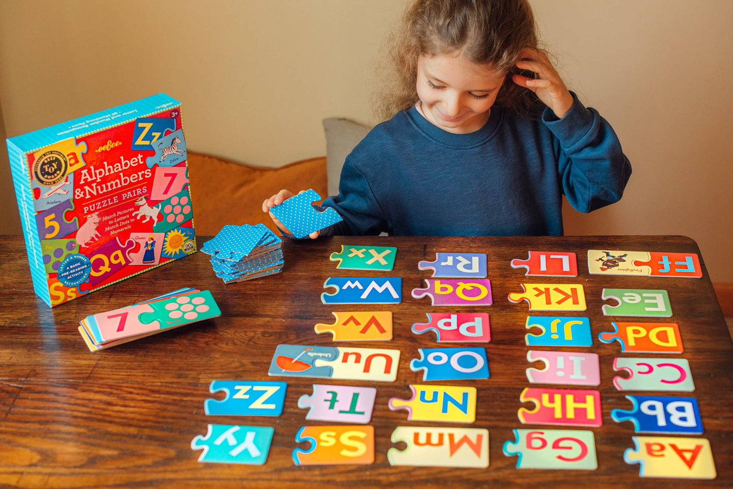 Alphabet & Numbers Puzzle Pairs