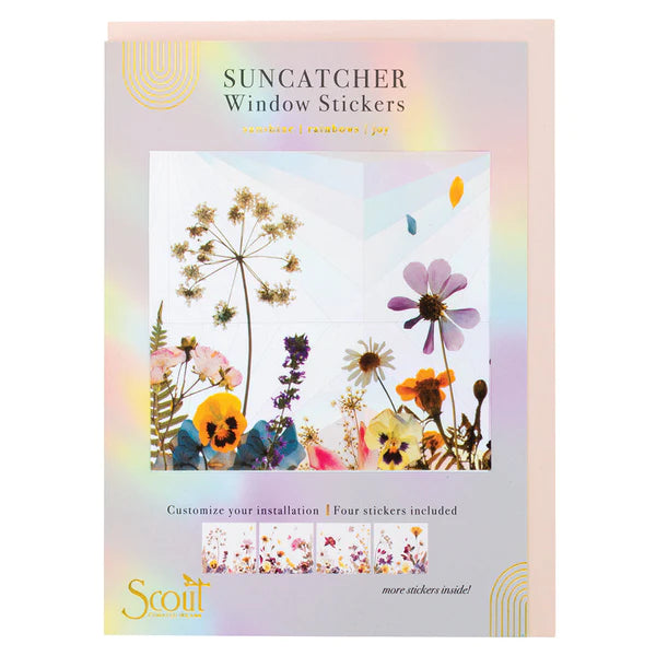 Suncatcher Sticker - Pressed Flowers
