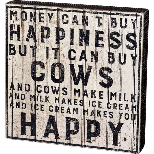 Buy Cows Box Sign