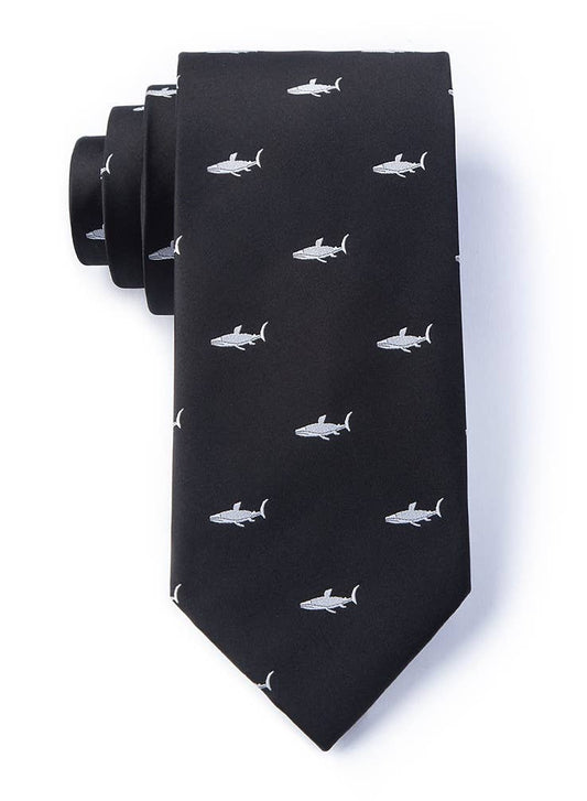 Swimming Sharks Tie