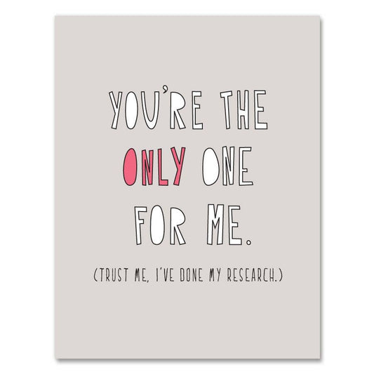 Only One Greeting Card