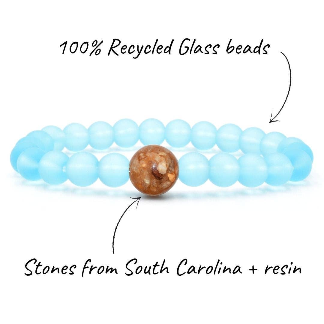 Homes Bracelets - Wear a Real Piece of South Carolina - Turquoise Bay