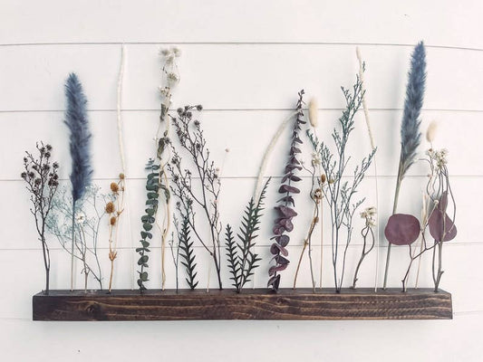 Wooden Flower Bar, Dried Flower Decor, Table Decor