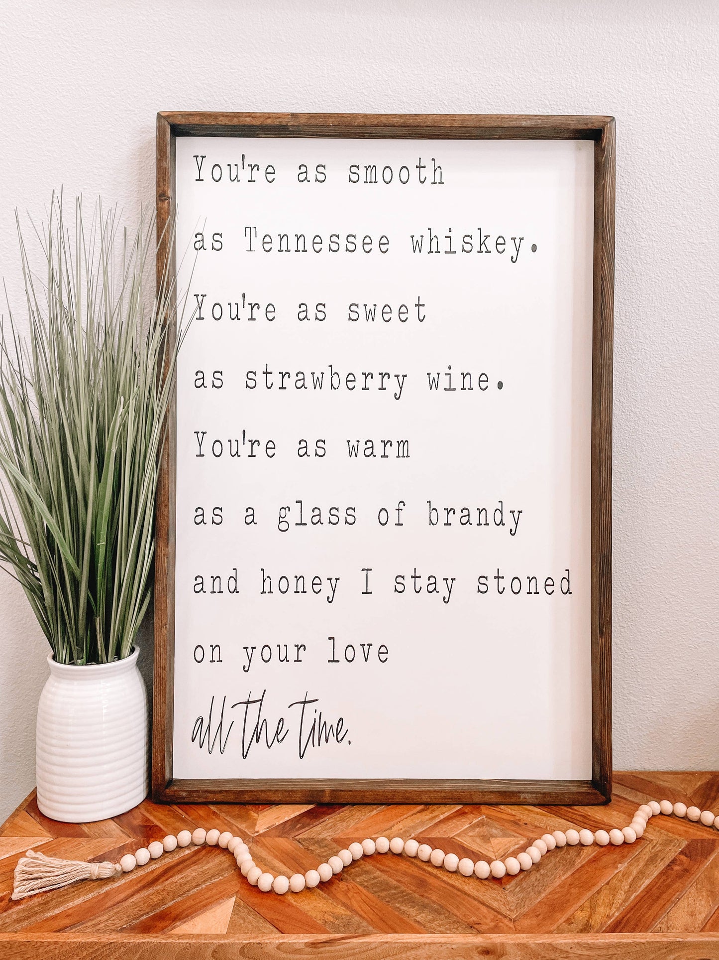 Tennessee Whiskey Chris Stapleton Sign