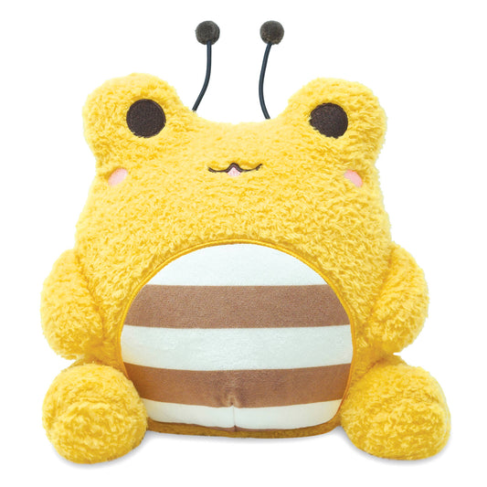 Bumble Wawa (Soft Fluffy Yellow Bee Frog Plushie)