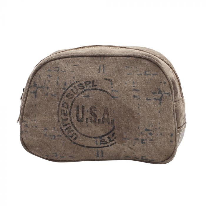"USA" Stamp Make-Up Kit Bag