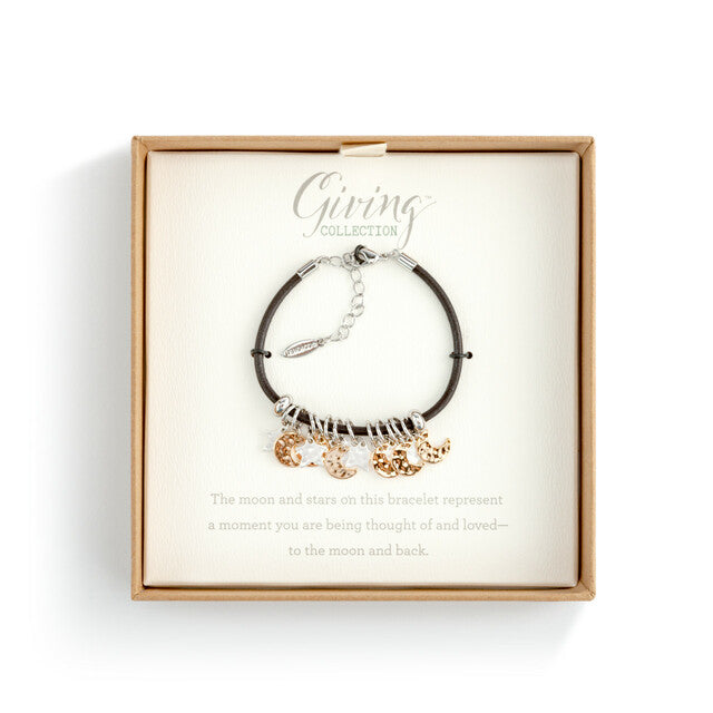 Giving Collection Charm Bracelet - Moon and Star
