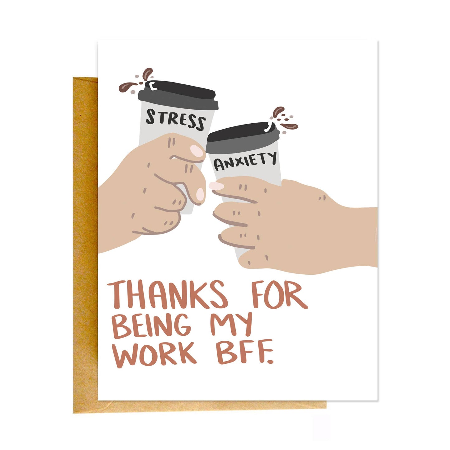 Work BFF Greeting Card