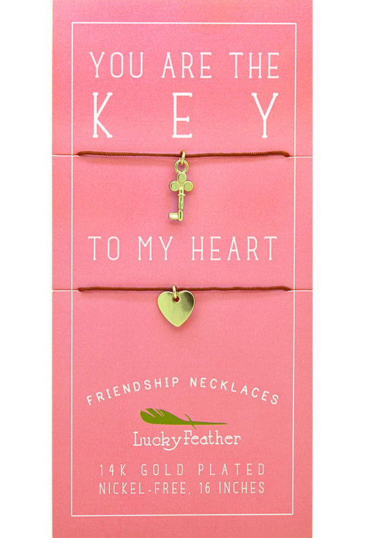 Friendship Necklace - Key/Heart