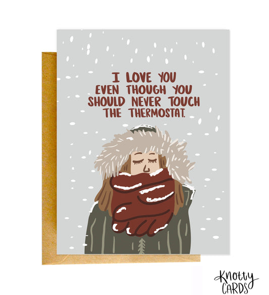 Thermostat Greeting Card