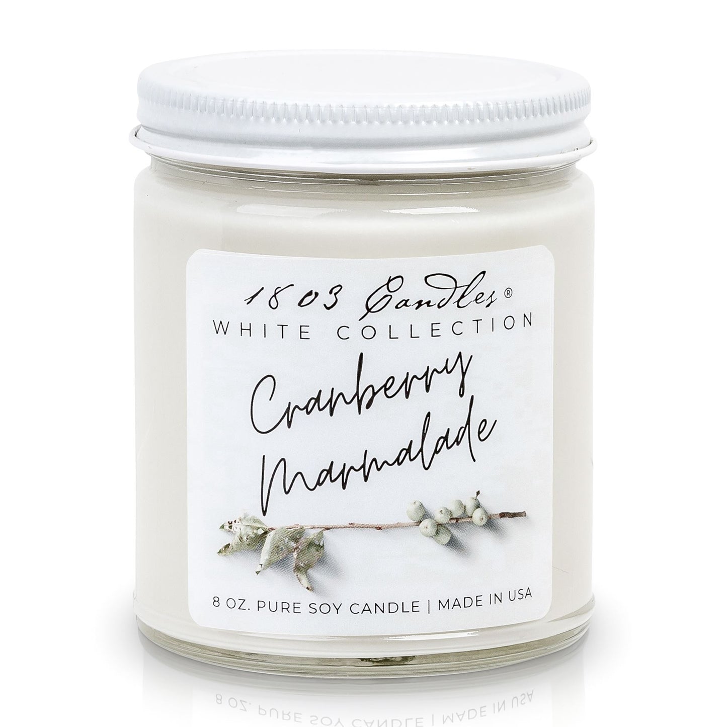 1803 White Collection Candle