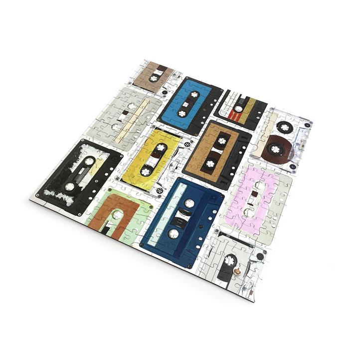 I Go to 250 Pieces Wooden Puzzle Mix Tapes in Pass-it-on Pouch