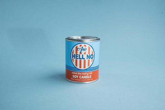 Aw Hell No Vintage Paint Candle