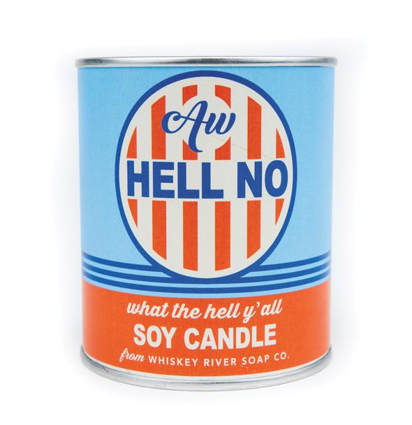 Aw Hell No Vintage Paint Candle