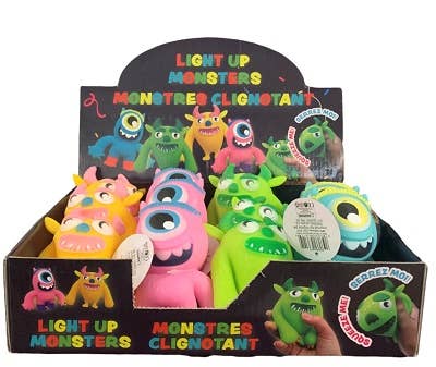 Light Up Squishy Monsters