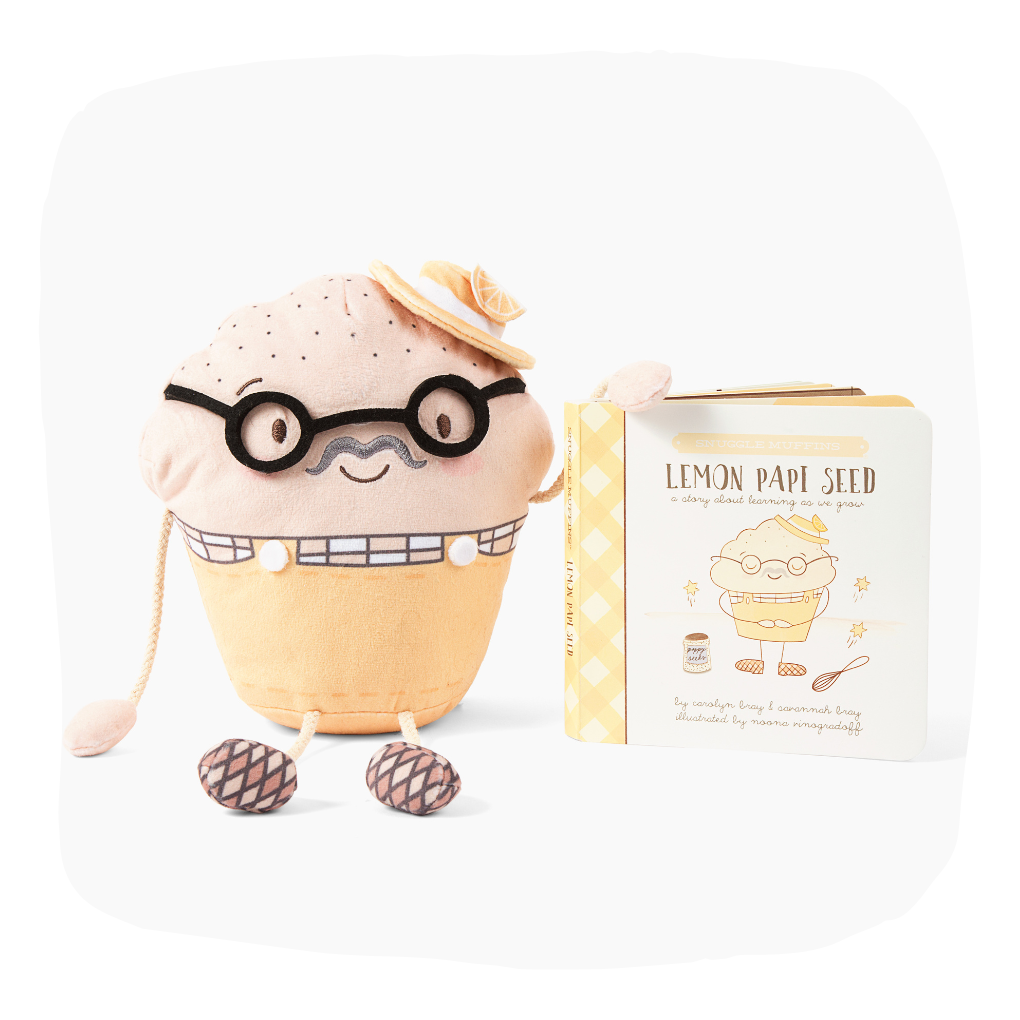 Snuggle Muffins - Lemon "Papi" Seed | Book & Snuggler Set