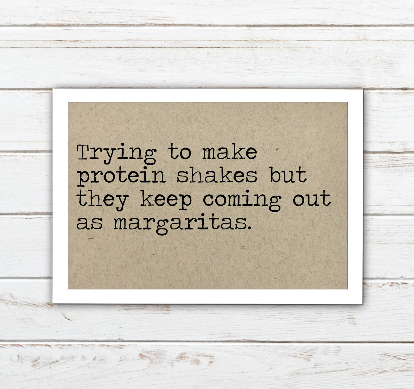 Says the One - Protein Shakes Magnet