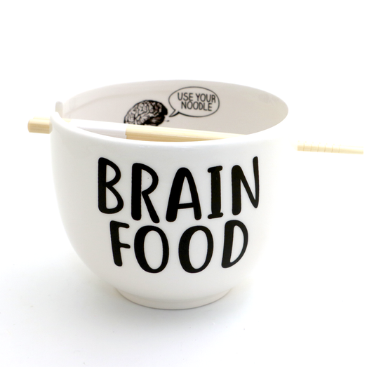 Brain Food Chopstick Bowl